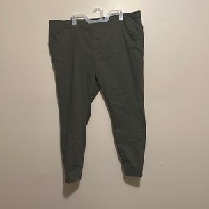 Ava & ViV olive green Jeggings with pockets